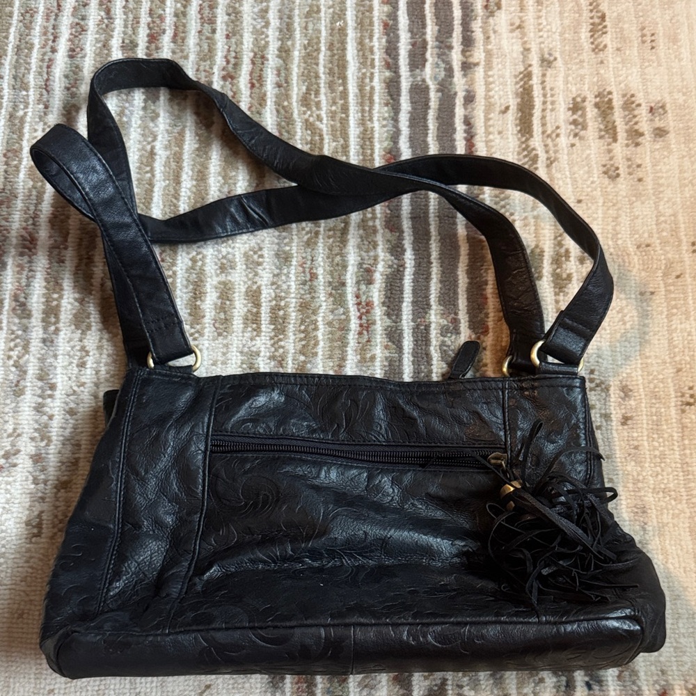 St. John's Bay Black Shoulder Bag